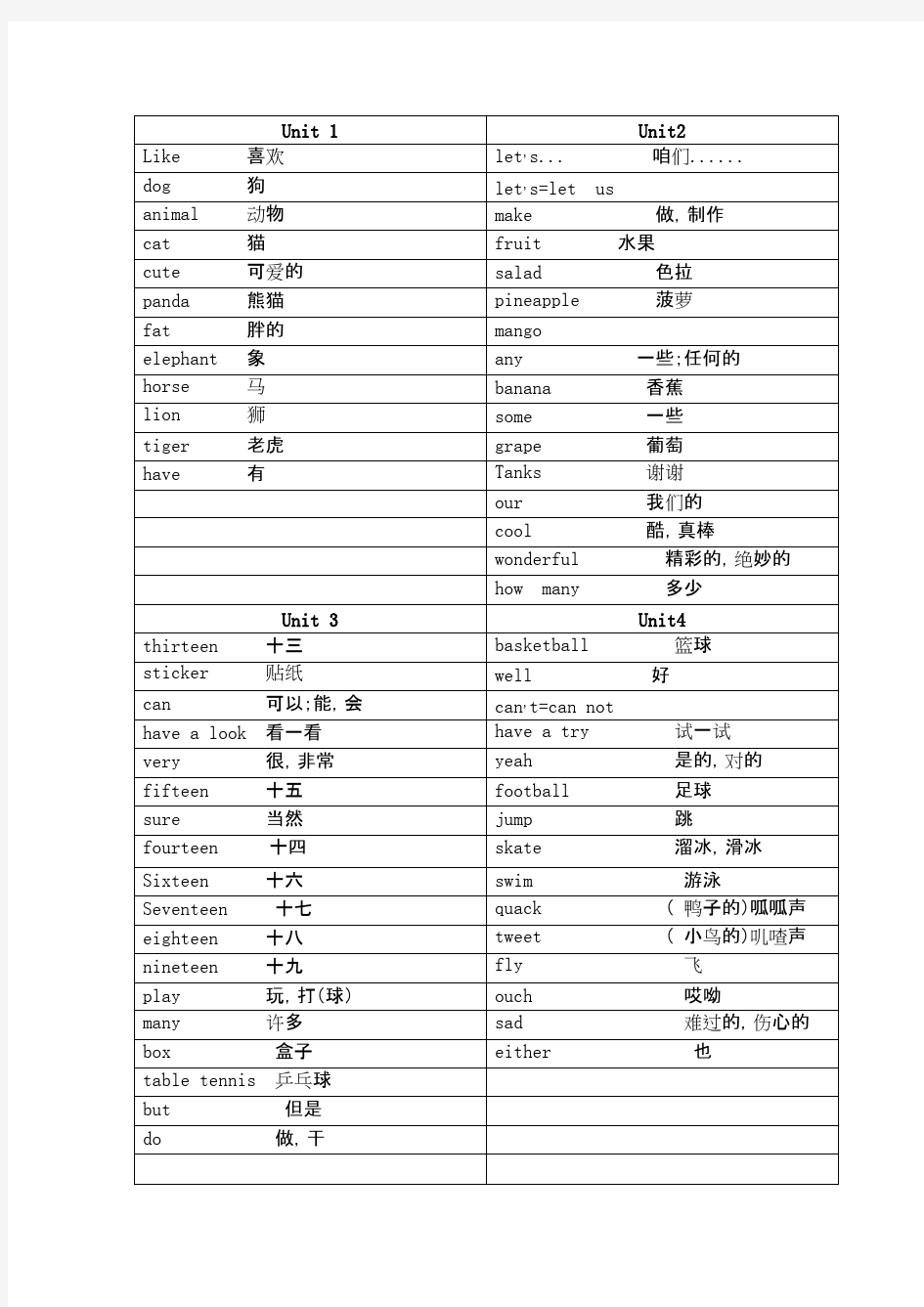 冰雪奇缘中英文歌词对照