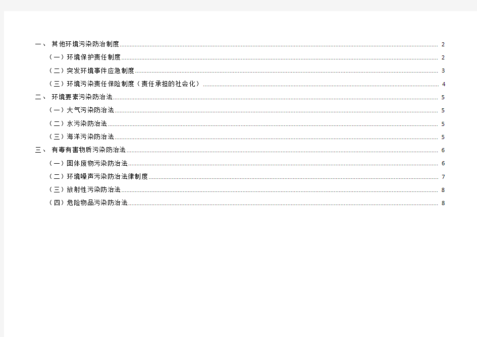 环境污染防治制度