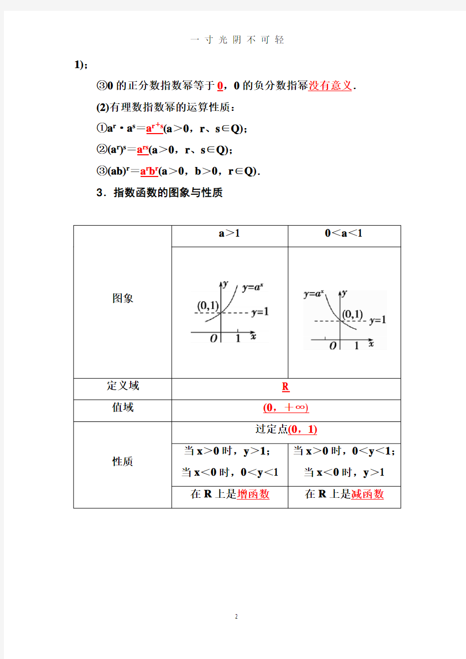 【全国卷】高三理科数学总复习第五节 指数与指数函数(001).doc