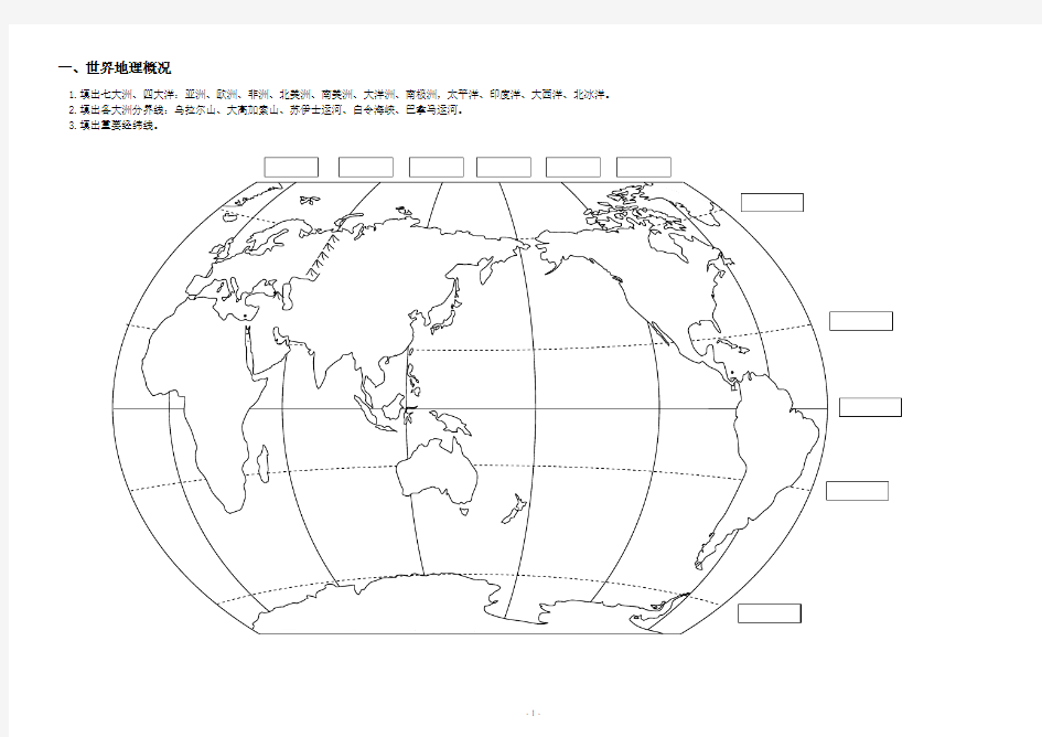 新版世界填图：1.世界概况