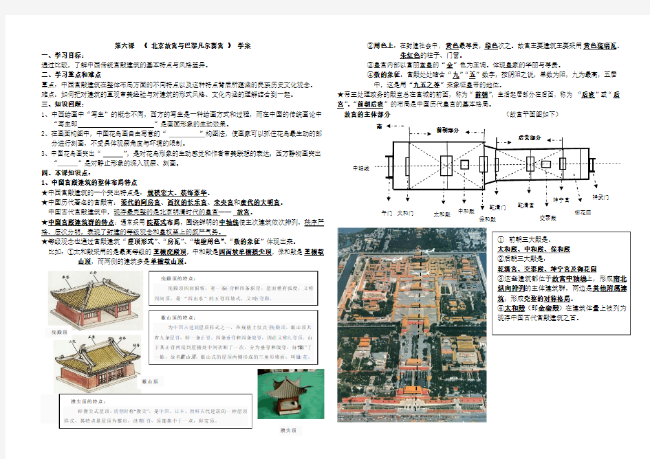 第六课 北京故宫与巴黎凡尔赛宫