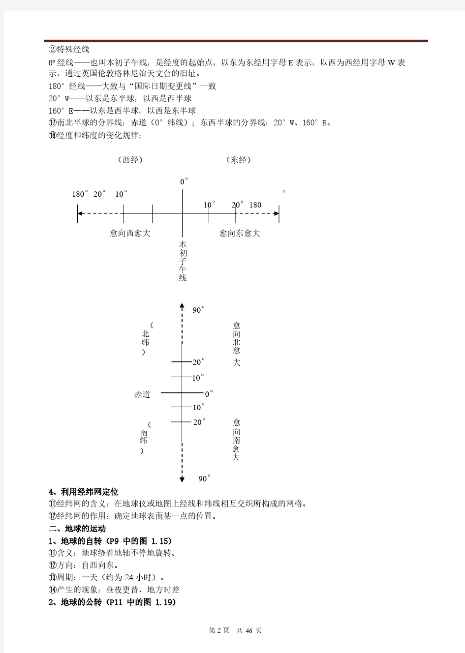 详中地理知识点归纳汇总【推荐】