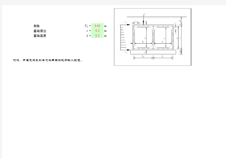 新规范箱涵结构设计(双孔)