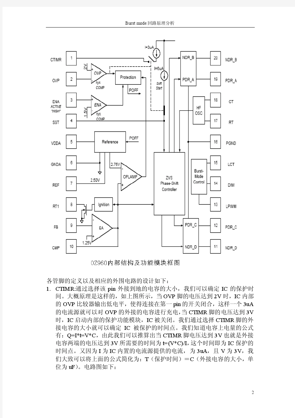 液晶高压板驱动IC工作原理分析(Burst mode 回路原理分析)