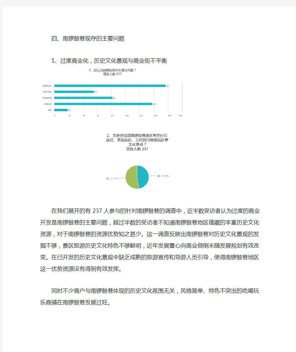 南锣鼓巷现存问题