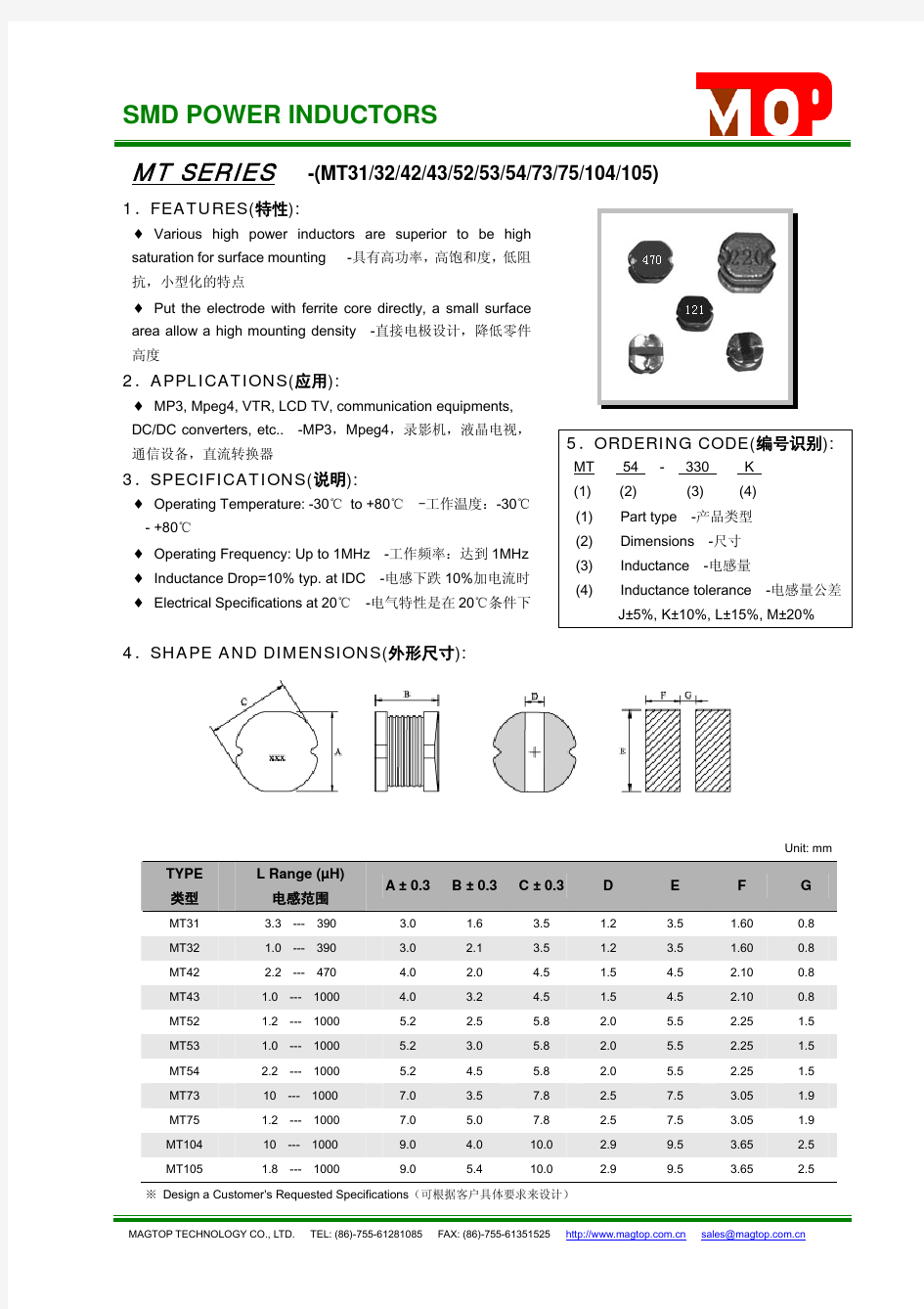 贴片电感