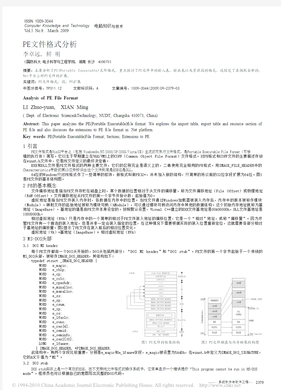 PE文件格式分析