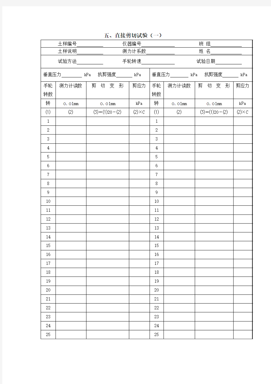 直剪试验报告(改)