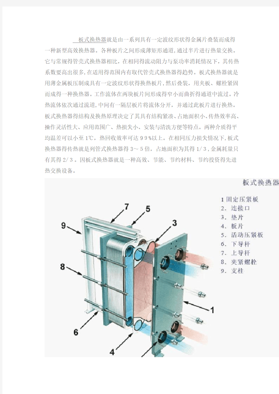 板式换热器工作原理图及工作视频