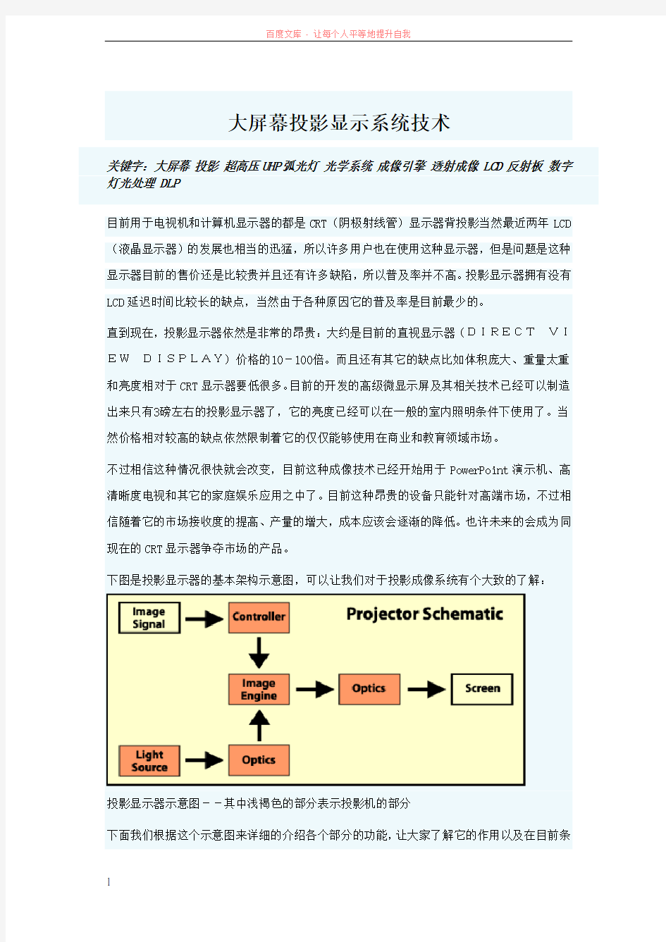 大屏幕投影显示系统技术 (1)