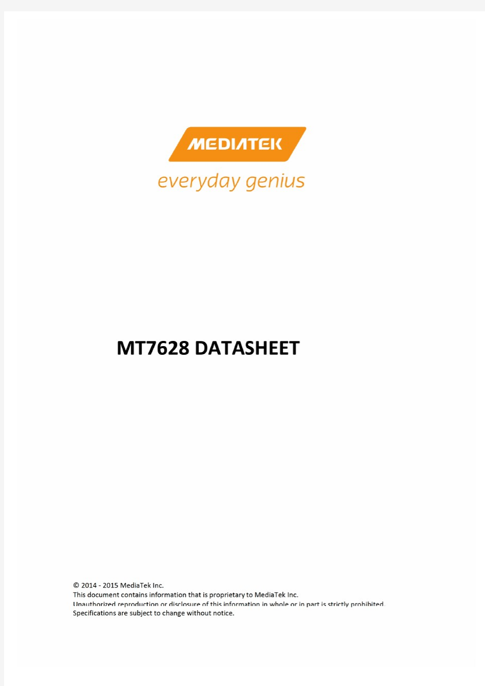 MT7628_Datasheet Free