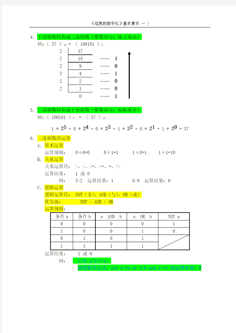 信息科技01--信息数字化