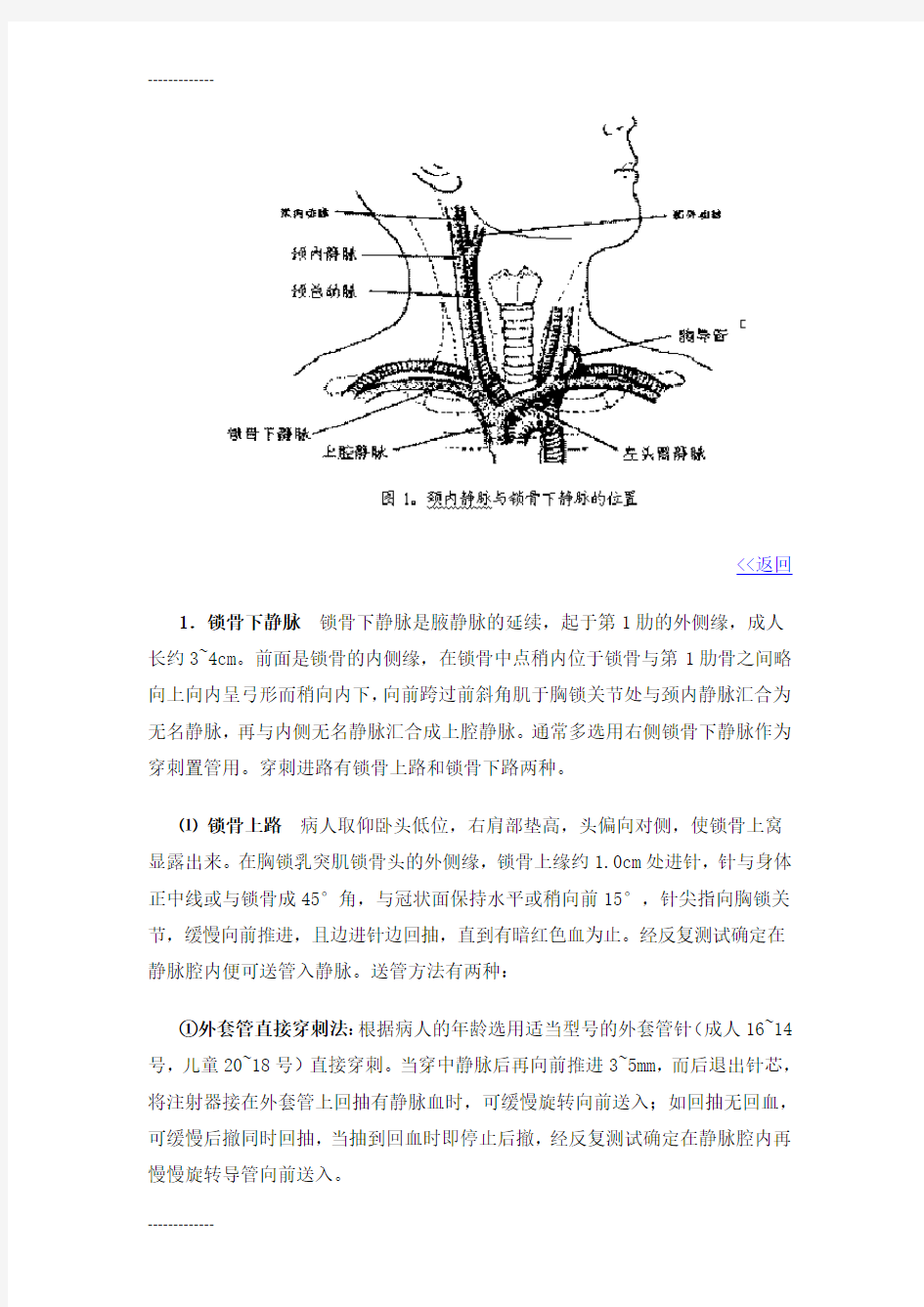 (整理)中心静脉穿刺置管技术规范