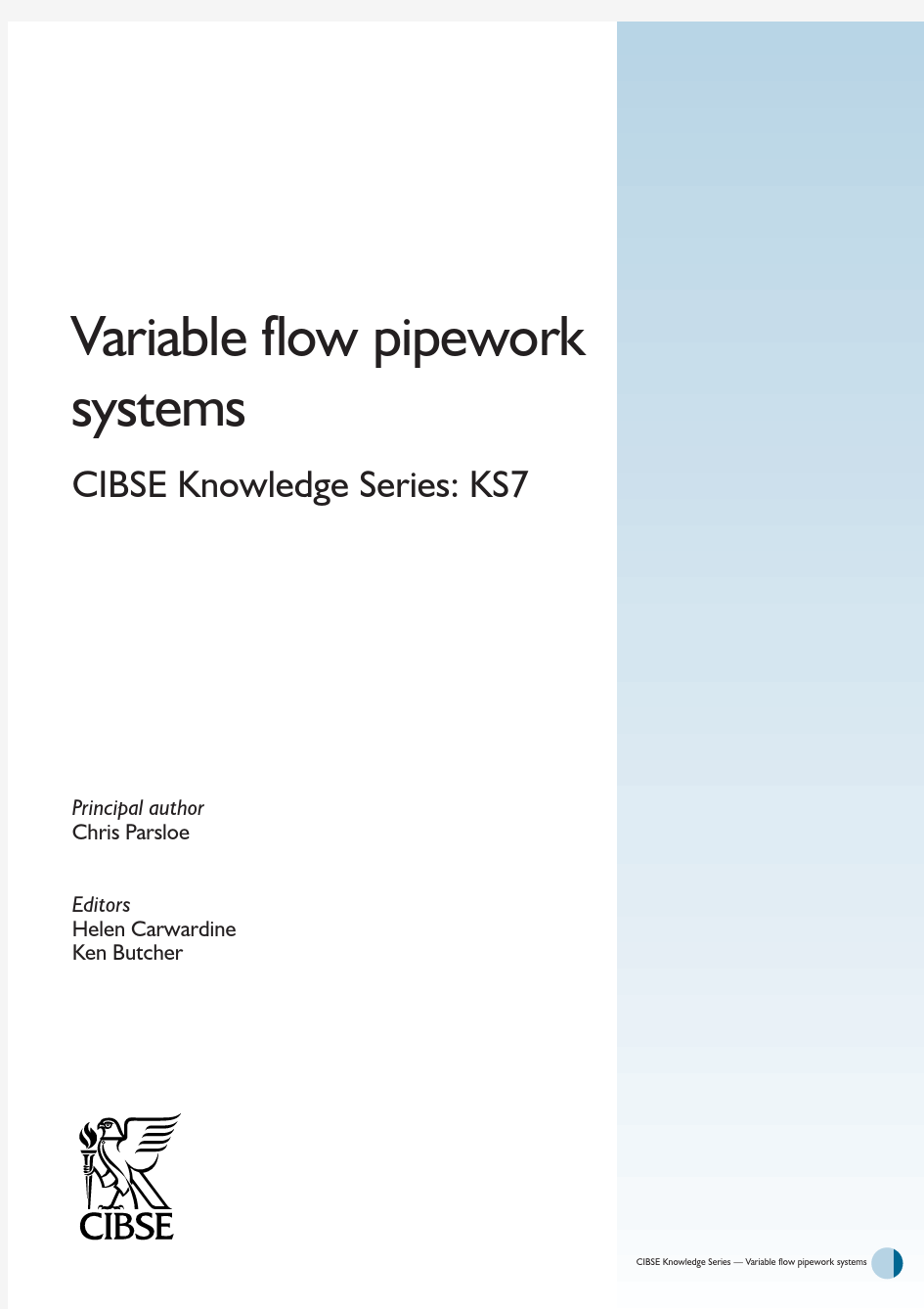CIBSE Knowledge Variable Pipework Systems