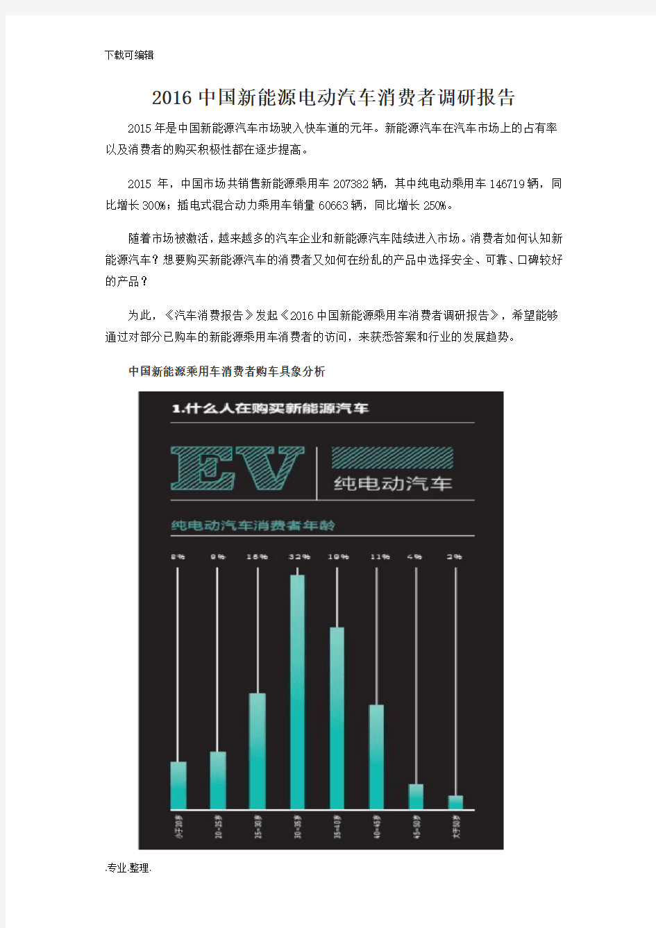2016中国新能源电动汽车消费者调研报告书