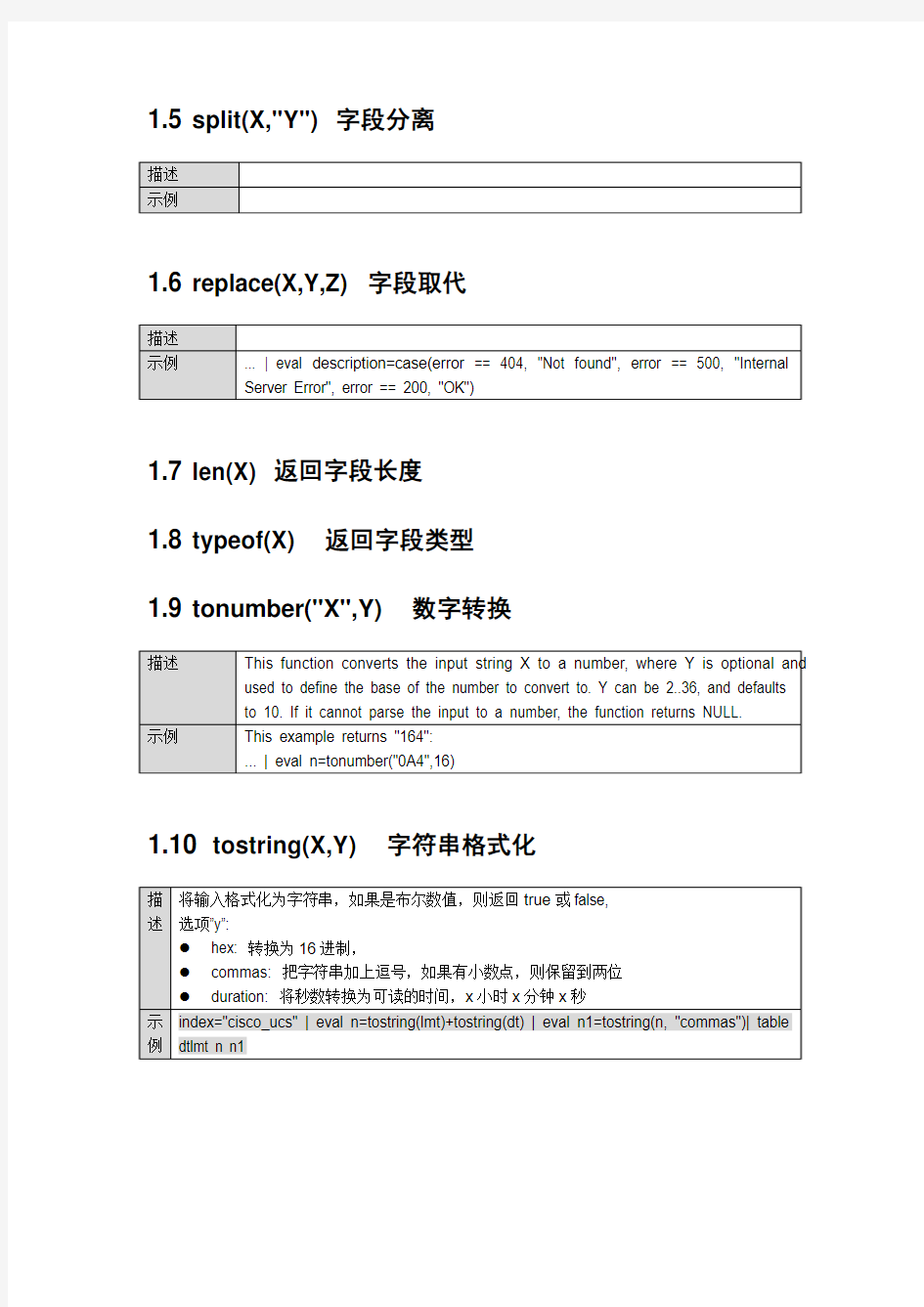 splunk命令eval_字符串处理