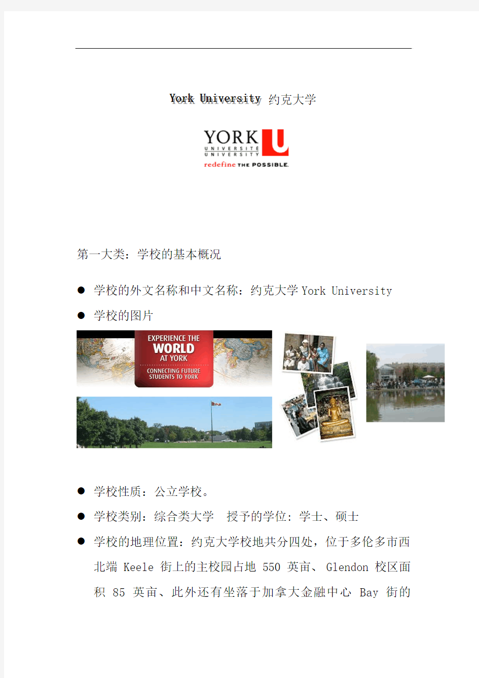 约克大学(商科优秀)