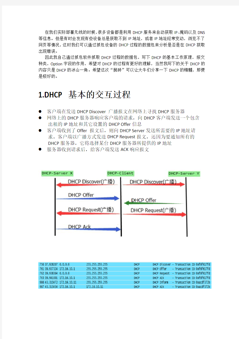 DHCP_过程