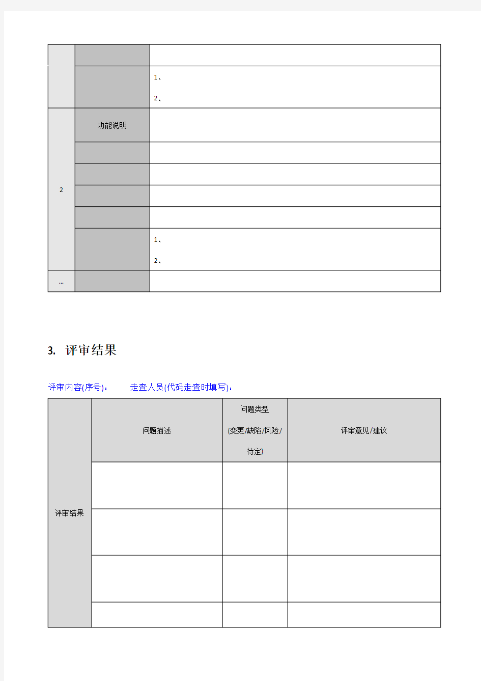 评审报告