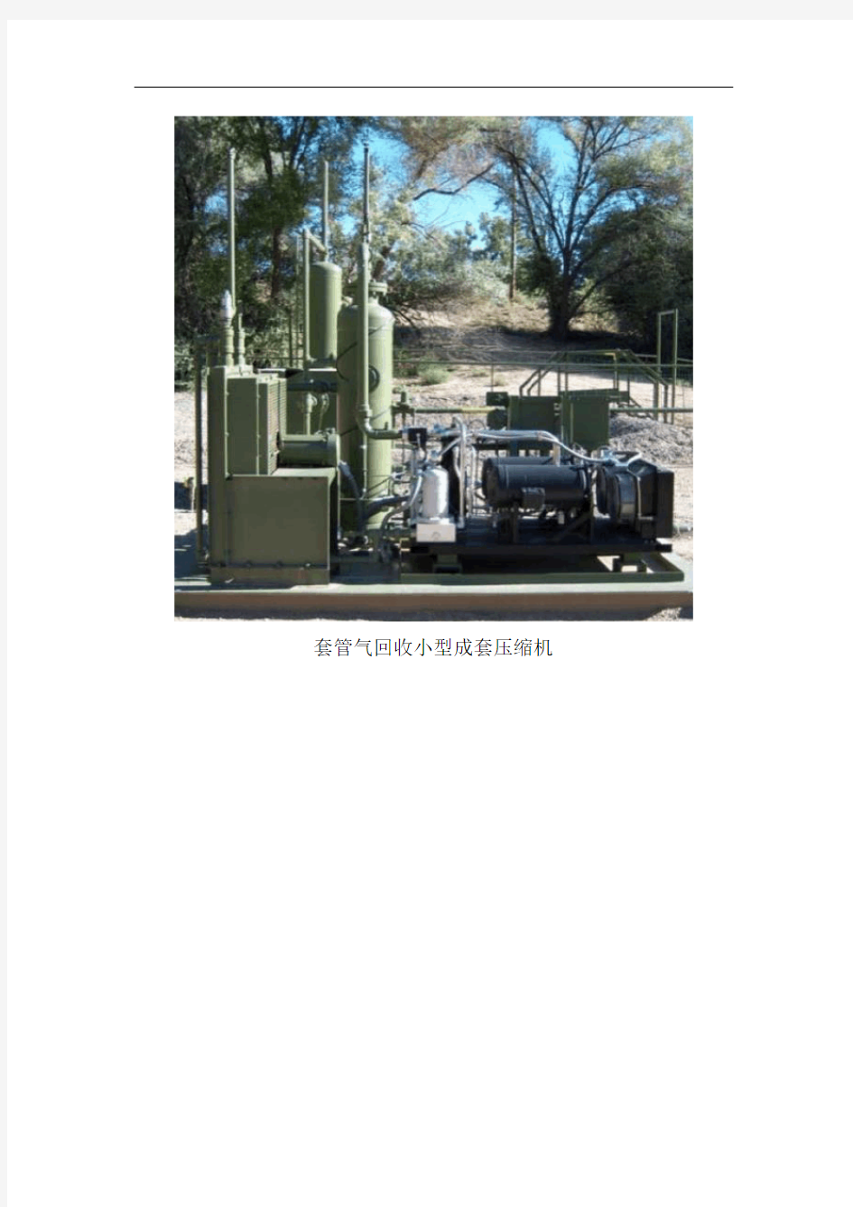 西安交通大学科技成果——采油井场油井套管气回收压缩机