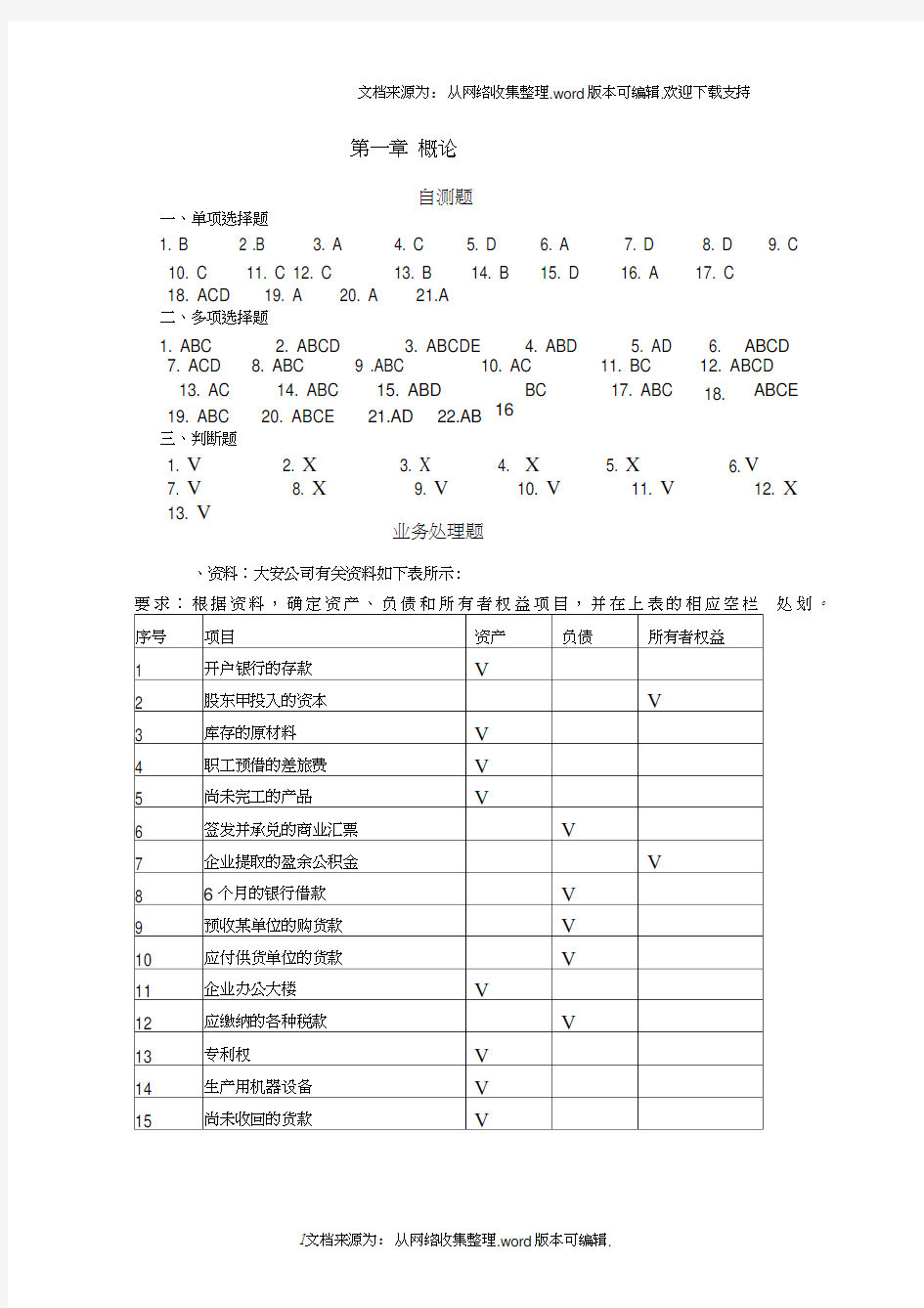 基础会计学(第二版)李会青课后习题答案(20210120131117)