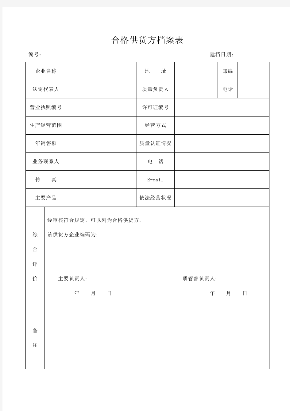 药店GSP管理表格-全套打印