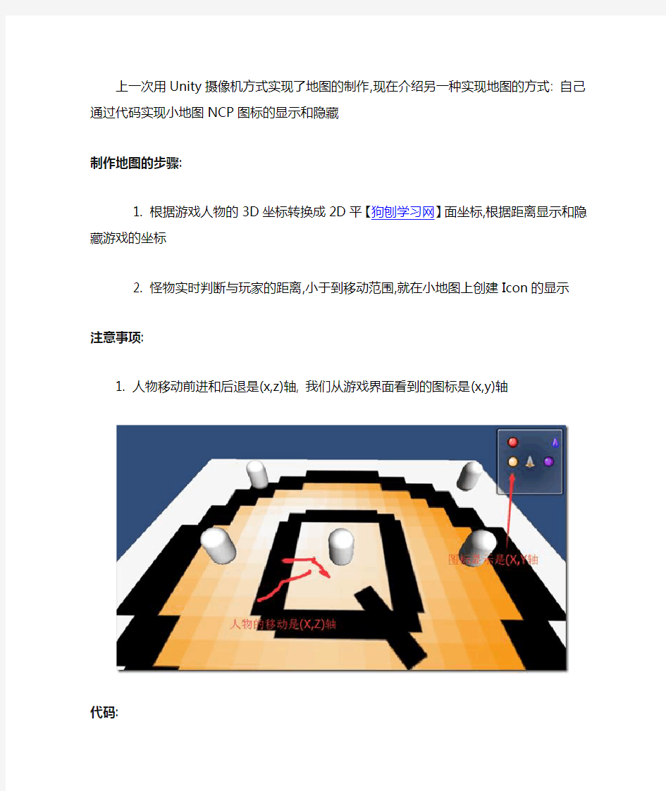 Unity3D技术之制作RPG地图2(自己控制地图上图标)