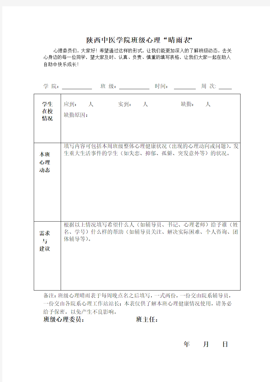 班级心理动态报告1(1)