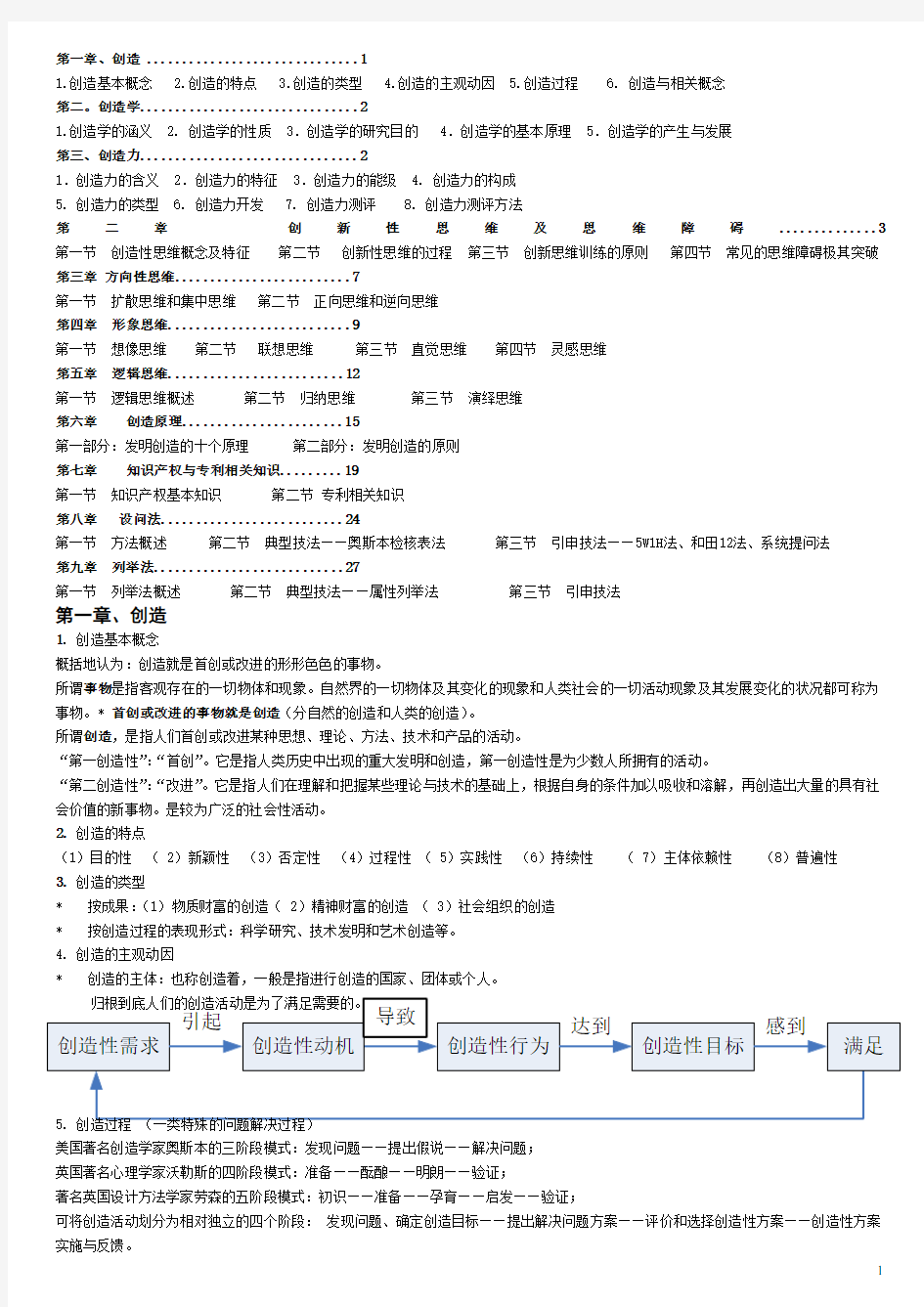 创造学基础