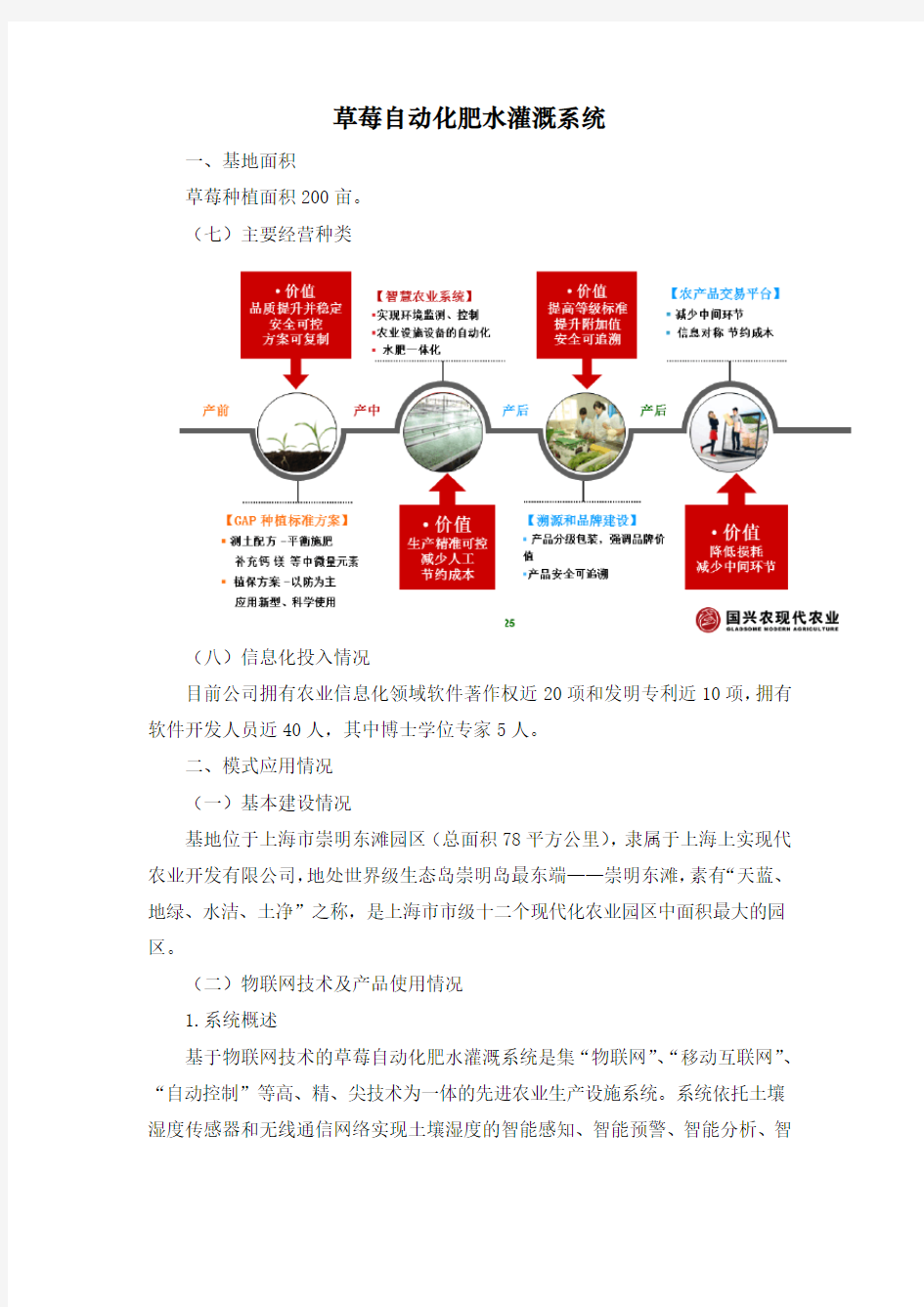 草莓自动化肥水灌溉系统