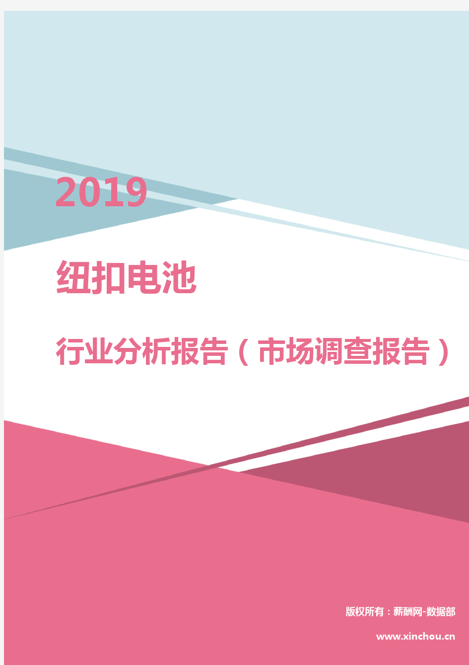 2019年纽扣电池行业分析报告(市场调查报告)