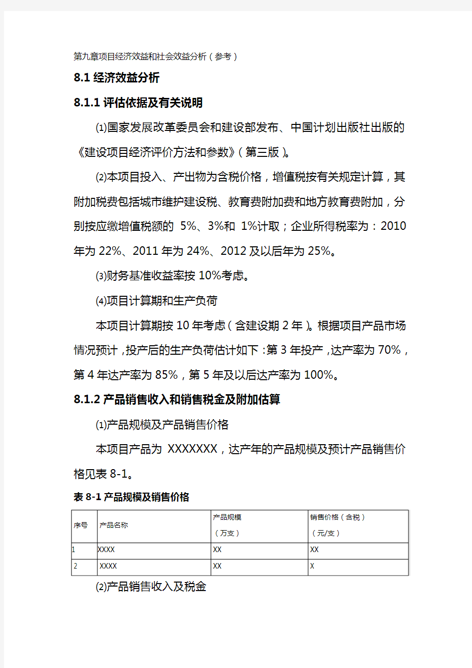 2020年(财务知识)经济效益分析模板