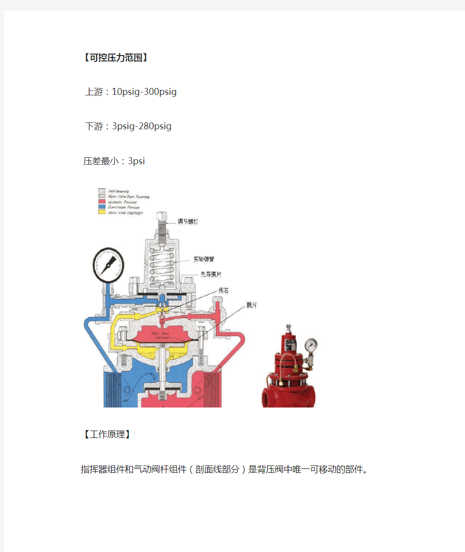 CNG门站二级减压阀工作原理(凯姆镭减压阀)