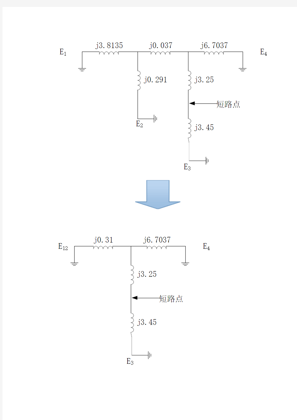 电力系统短路计算实例分析