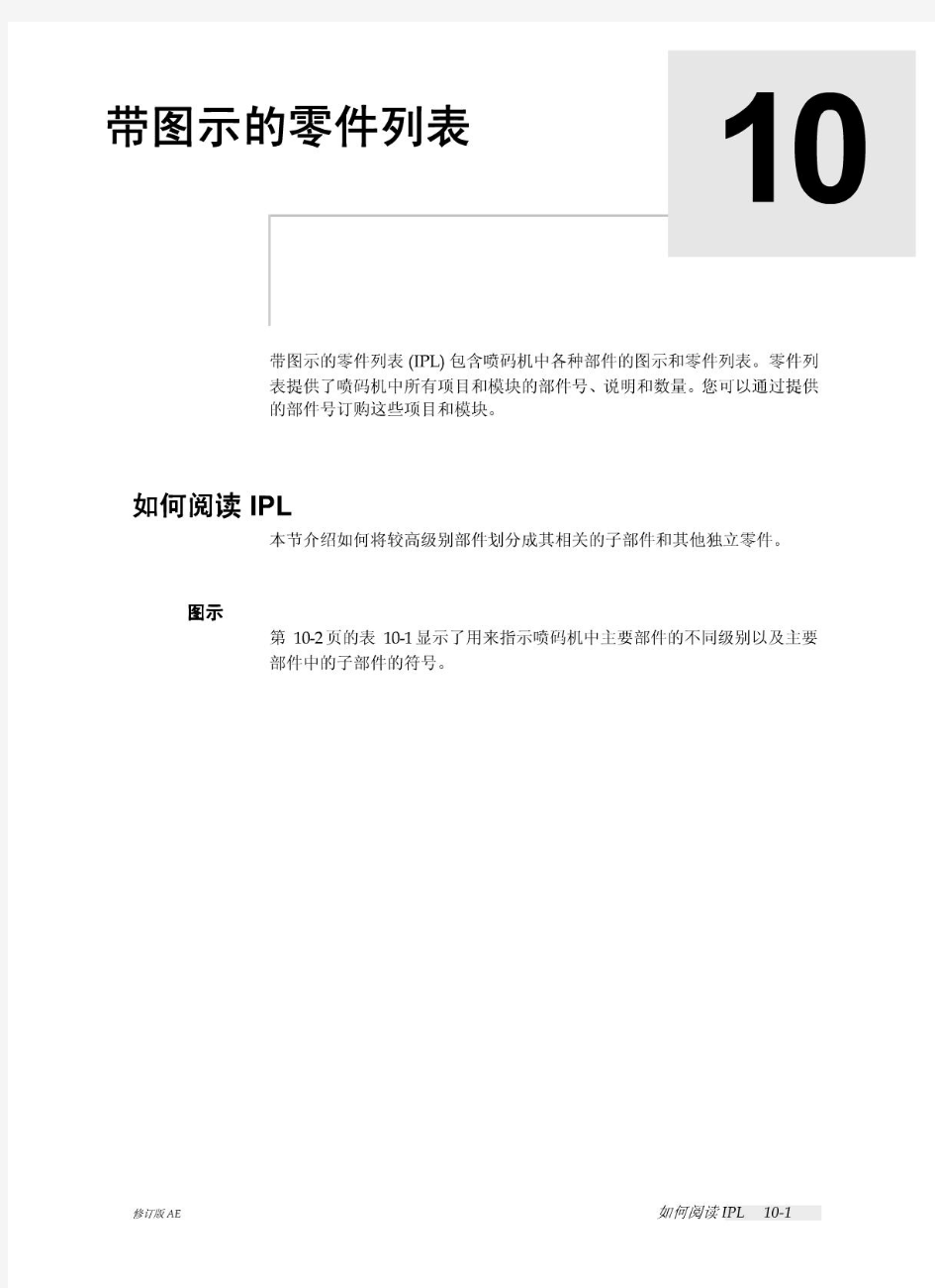 伟迪捷喷码机维修手册1210-1510