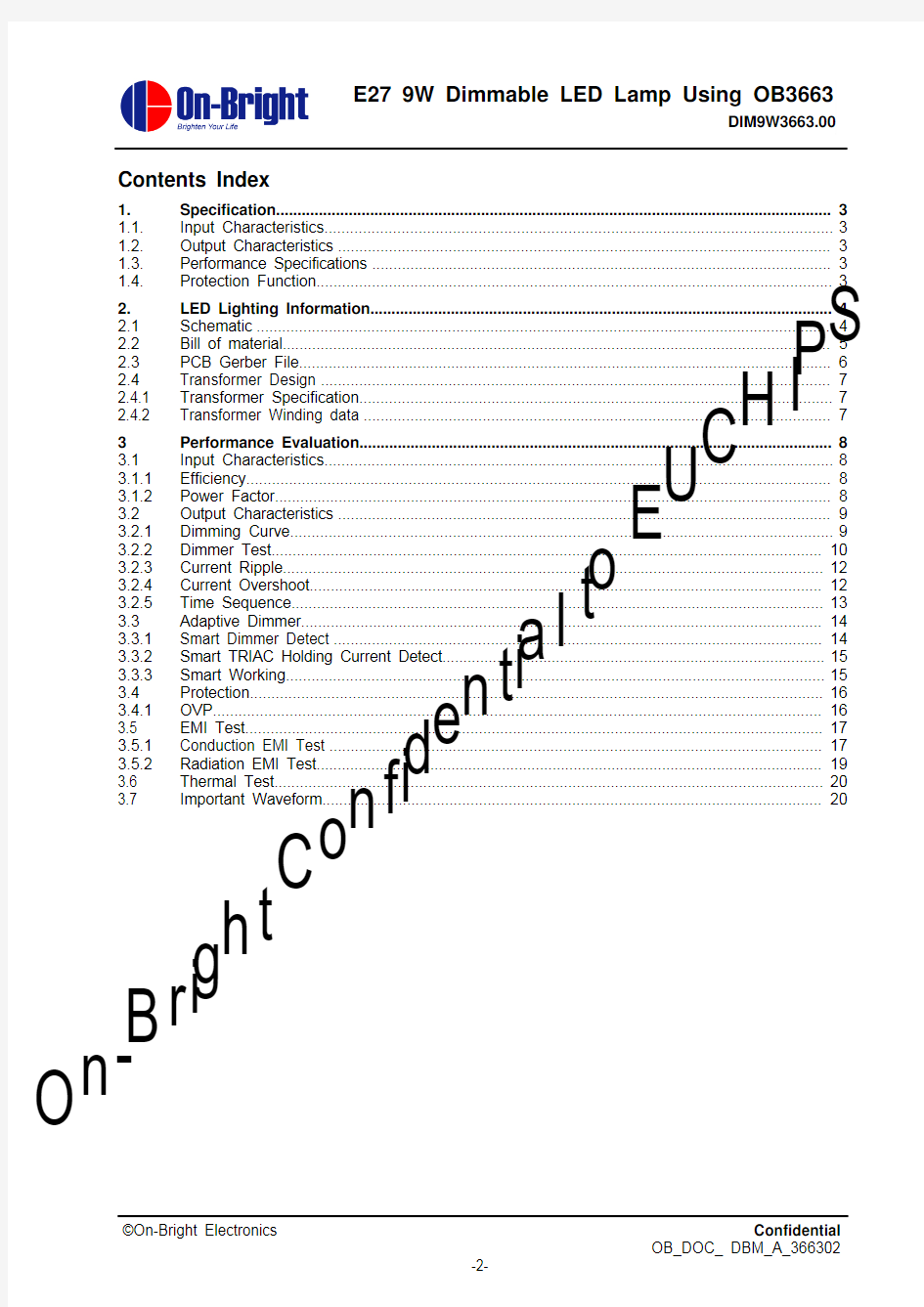 OB3663 Demo Board Manual(A)_EUCHIPS_150211