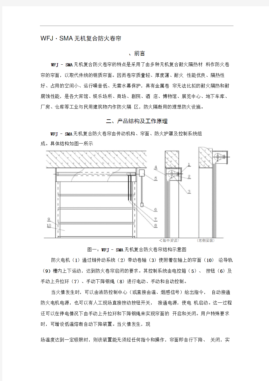 卷帘门安装说明书