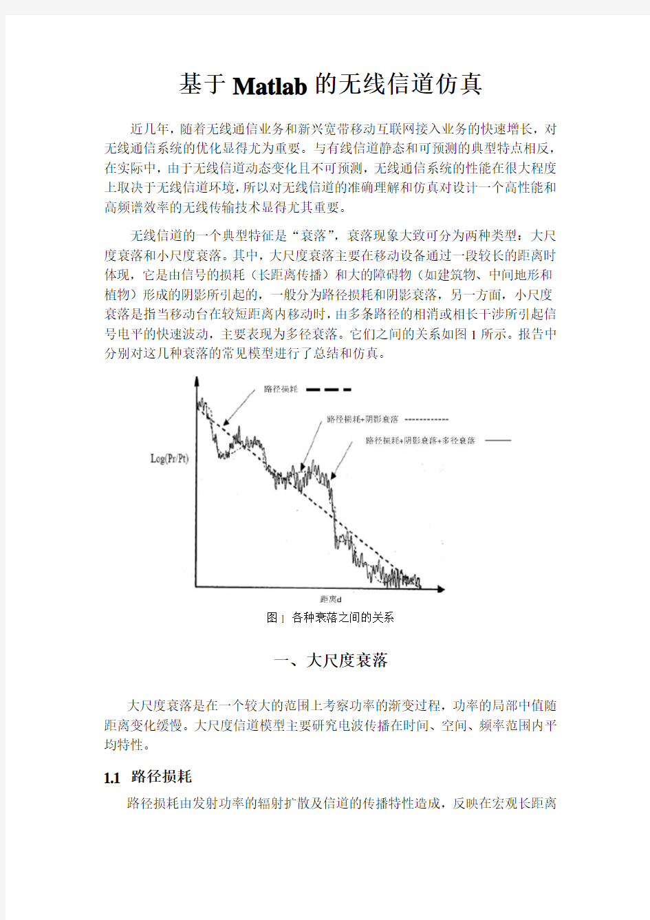 基于Matlab的无线信道仿真