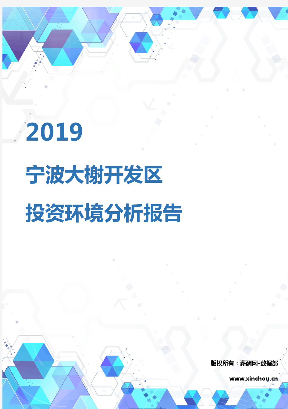 2019年宁波大榭开发区投资环境报告