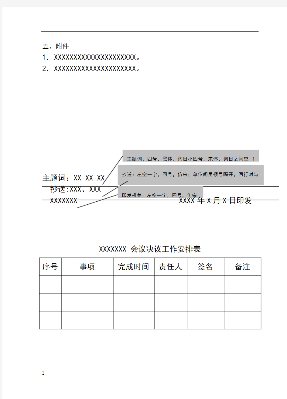 公司会议纪要标准模板