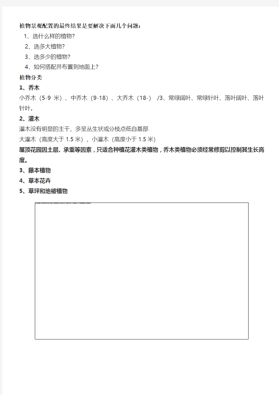 植物配置方法