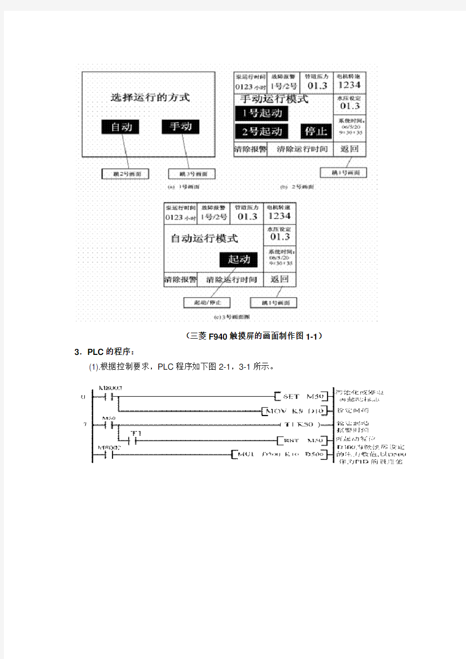 用三菱PLCFXN与F的PID控制恒压供水