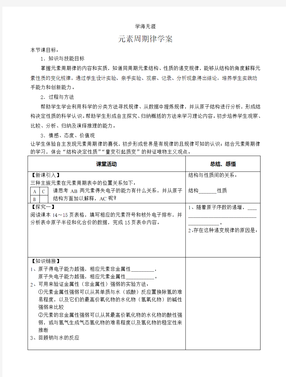 元素周期律学案.pdf