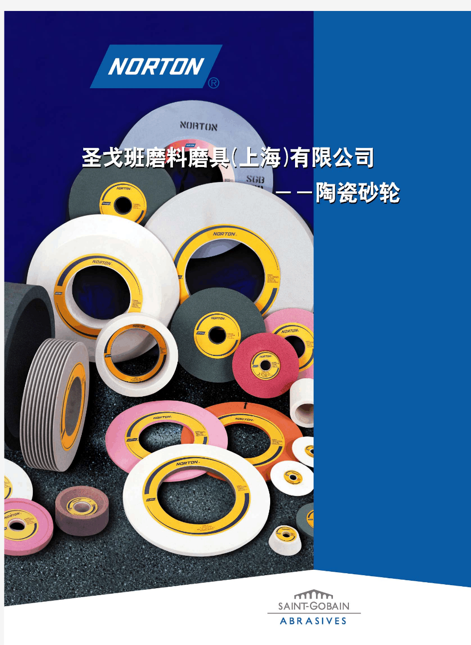 Vitrified wheels-ASN 圣戈班磨料磨具(上海)有限公司 --陶瓷砂轮