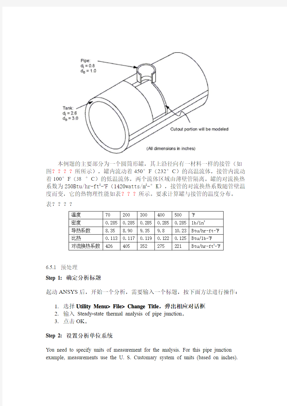 稳态热分析案例(ANSYS 15.0版)