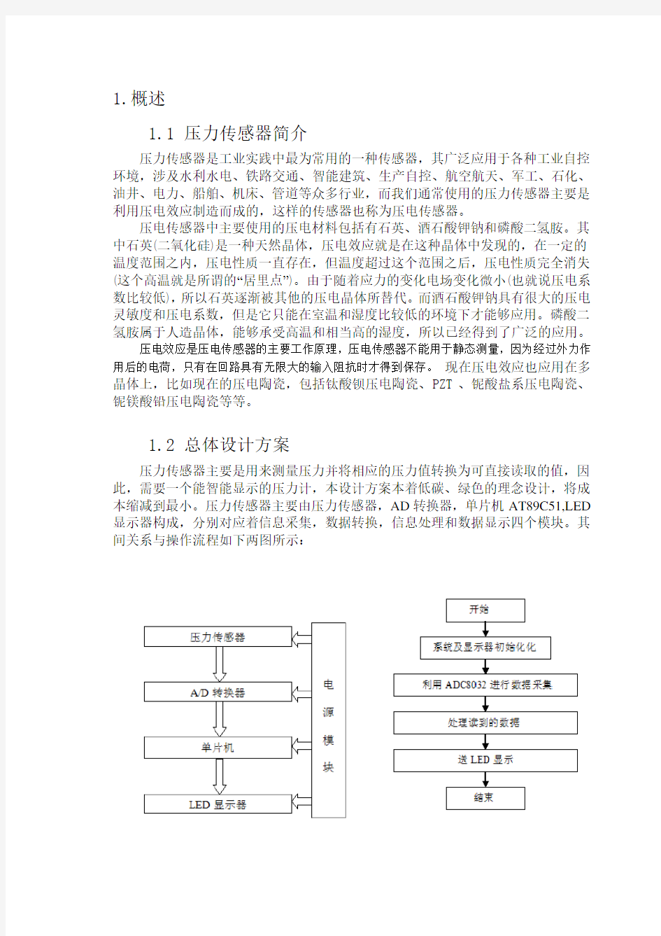 数字压力计的仿真设计