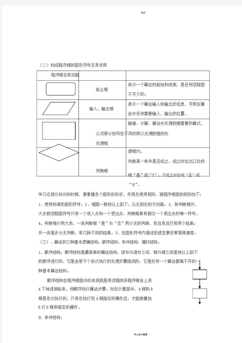 高中数学必修三知识点总结