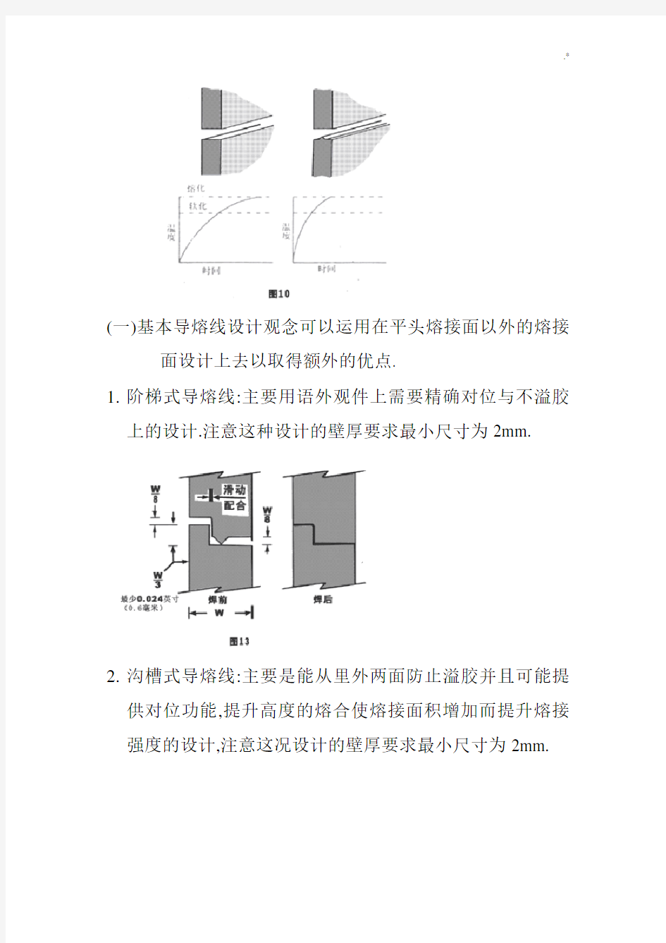 超声波焊接的塑件设计规范标准