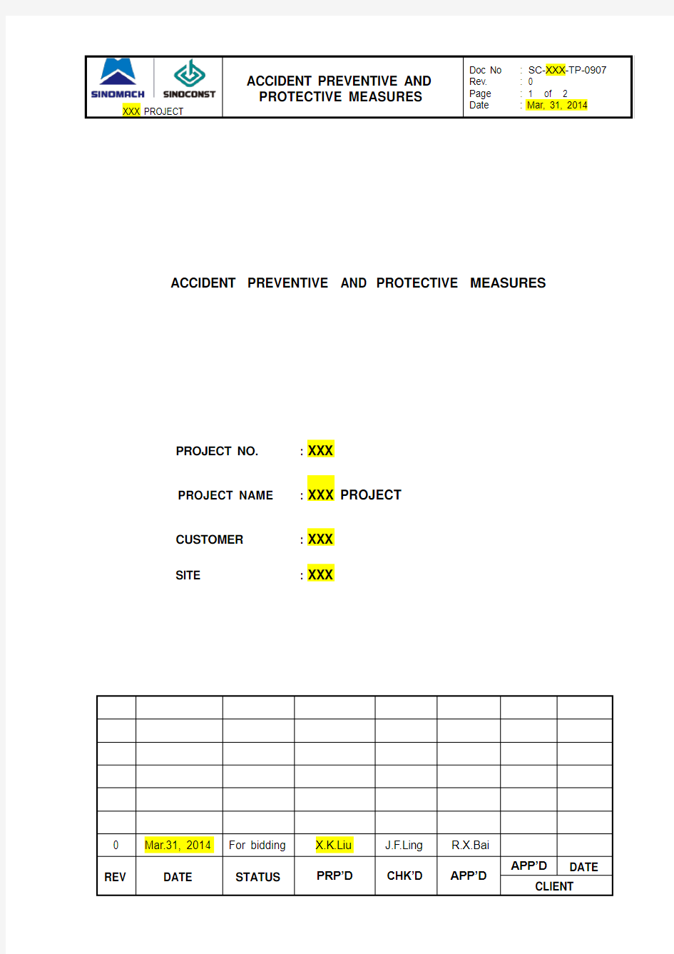 SC-XXX-TP-004_Accident Preventive and Protective Measurments