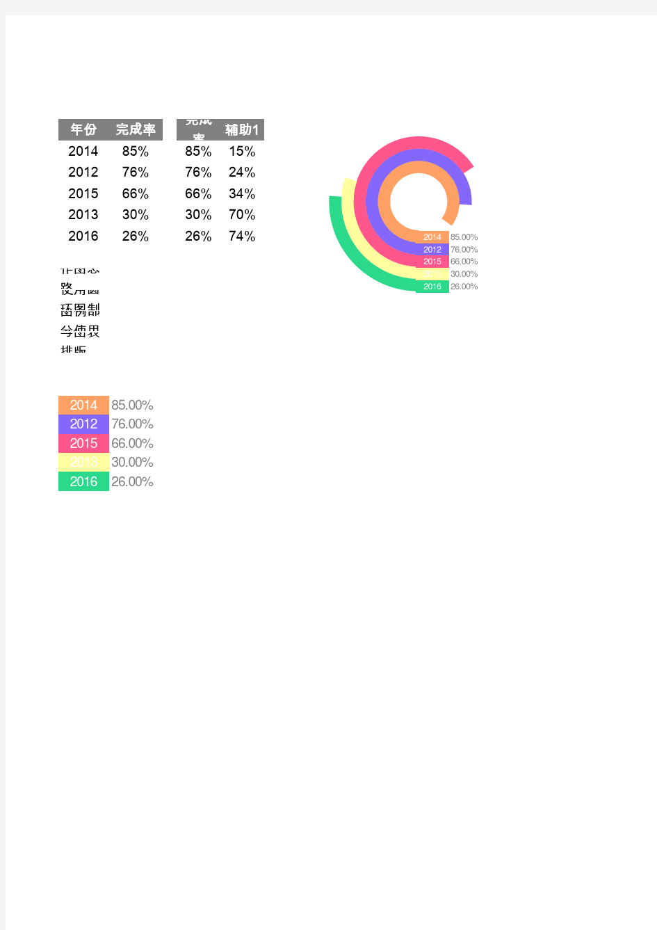 Excel图形表格模板 (50)